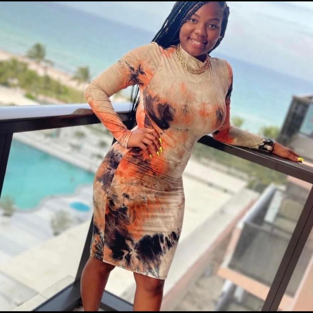 Tie Dye— Mini Dress— Size Large